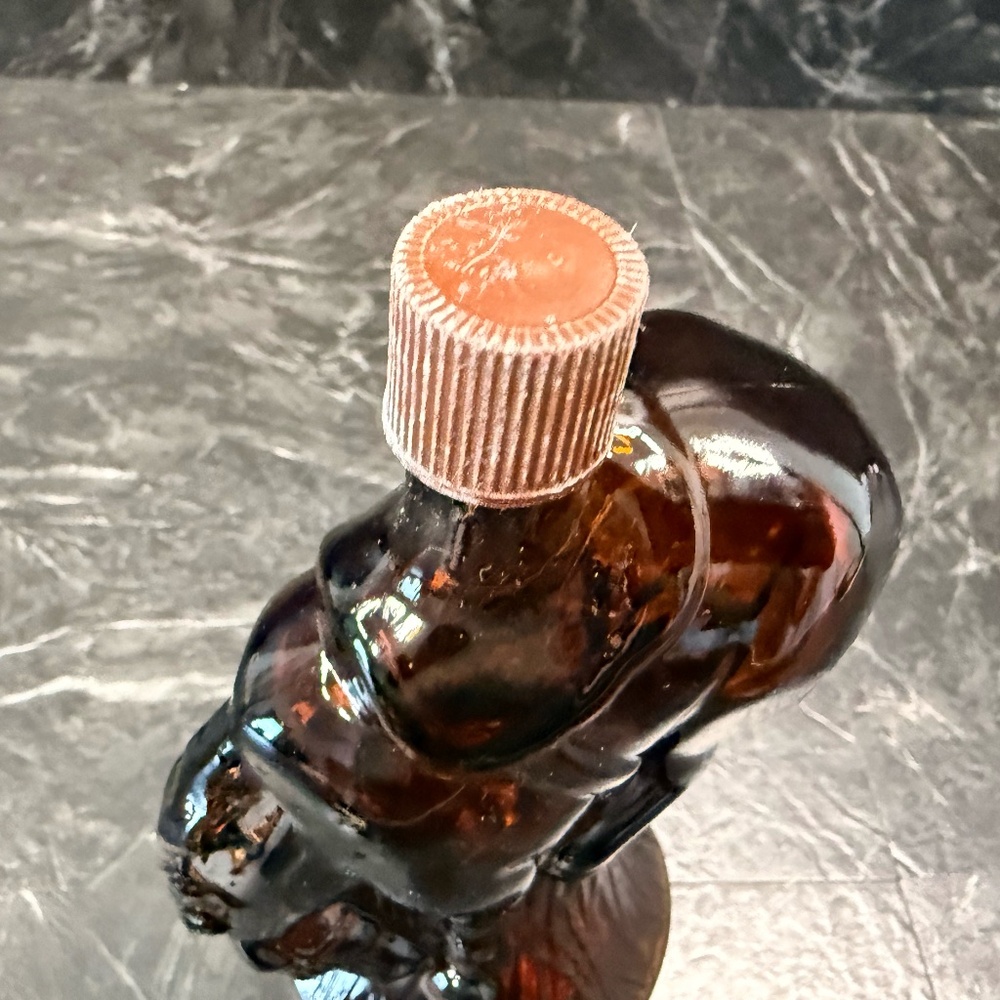 AVON Bucking Bronco and Cowboy Amber Bottle - Picture 12 of 16